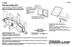 Prime-Line D 1607 Instructions / Assembly