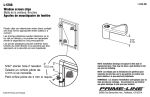 Prime-Line L 5768 Instructions / Assembly