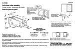 Prime-Line D 1518 Instructions / Assembly