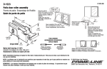 Prime-Line D 1523 Instructions / Assembly