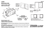 Prime-Line N 6625 Instructions / Assembly
