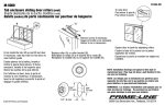Prime-Line M 6000 Instructions / Assembly