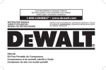 DEWALT D55146 Use and Care Manual