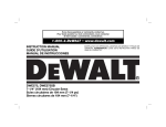 DEWALT DWE575SB Use and Care Manual