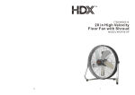 HDX HDF50-SP Use and Care Manual