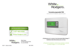 White Rodgers P200 Use and Care Manual