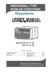 Keystone KSTAT12-2B Use and Care Manual