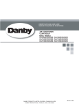 Danby DAC120EUB2GDB Use and Care Manual