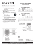 Cadet CBC103TCH Installation Guide