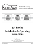 RadonAway 23032-1 Instructions / Assembly
