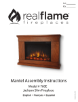 Real Flame 760E-VBM Use and Care Manual