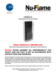 Nu-Flame NF-W3CAO Instructions / Assembly