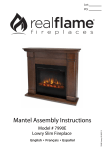 Real Flame 7990E-VBM Use and Care Manual