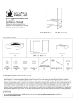Anywhere Fireplace 90205 Instructions / Assembly