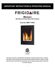 Frigidaire MWF-10304 Instructions / Assembly