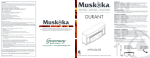Muskoka MTVS4242SE Use and Care Manual