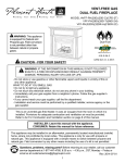 Pleasant Hearth VFF-PH26D-T Instructions / Assembly