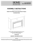 Home Decorators Collection WSFP46ECHD-9 Instructions / Assembly