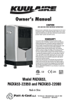 KuulAire PACKA53 Use and Care Manual