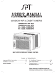 SPT WA-8022S Use and Care Manual