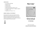 SPT AC-7014G Use and Care Manual