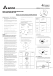 Delta Breez VFB050C4L1 Instructions / Assembly