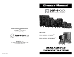 Port-A-Cool LOUVER-KIT-16 Use and Care Manual