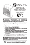 ProCom PCFD32RT-M-MO Use and Care Manual