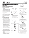 Delta Breez GBR80H Instructions / Assembly