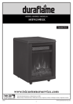 Duraflame 10IF9239BLK Instructions / Assembly