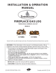 Emberglow CCF18NG Instructions / Assembly