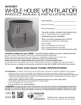 Battic Door Energy Conservation Products HV3400R38 Installation Guide