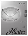 Hunter 81030 Instructions / Assembly