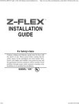 Z-Flex 2OILKTX0625 Instructions / Assembly