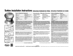 Master Flow GT12E Instructions / Assembly