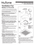 NuTone 672R Installation Guide