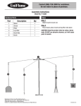 UniFlame F-1583B Instructions / Assembly