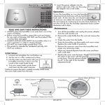 Hunter QLS03-BU Use and Care Manual