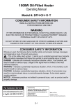 Duraflame DFH-CH-11-T Use and Care Manual