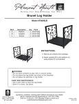 Pleasant Hearth FA092LB Instructions / Assembly