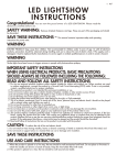 Lightshow 35772 Instructions / Assembly