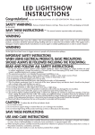 LightShow 35585 Instructions / Assembly