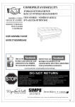Simpli Home INT-AXCCOS-OTTBNCH-01 Instructions / Assembly