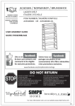 Simpli Home AXSS008KD Instructions / Assembly