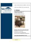 none I 3114 Instructions / Assembly