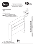 South Shore Furniture 9017098 Instructions / Assembly