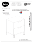 South Shore Furniture 3347060 Instructions / Assembly