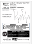 Simpli Home WS5113-4 Instructions / Assembly