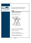 Monarch Specialties I 3051 Instructions / Assembly