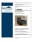 Monarch Specialties I8080BR Instructions / Assembly